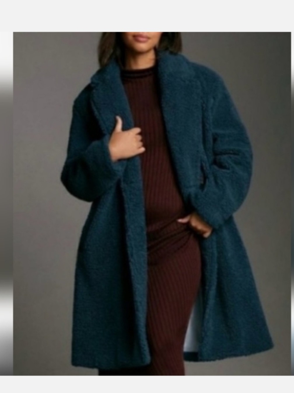 Madewell Meave /Anthro Teddy Sherpa-MP. Like New